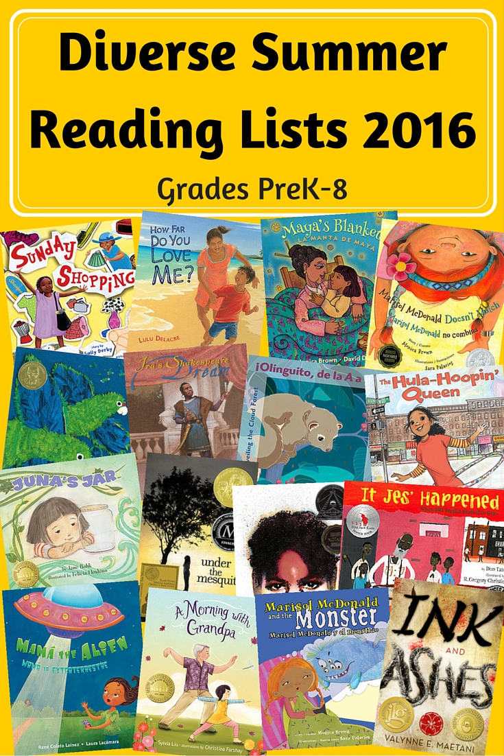 Diverse Summer Reading List 2016