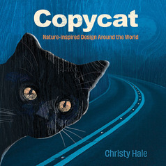 Shows cover of Copycat with a black cat in front of a dark highway road